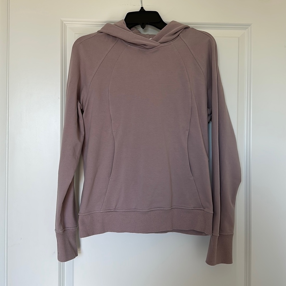 Lululemon cotton hoodie lights purple color